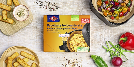 Papel para freidora de aire Albal®