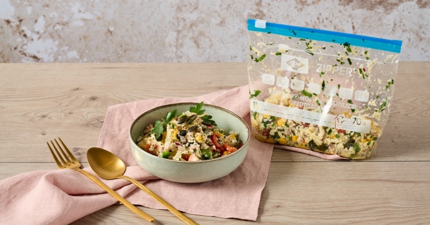 Rápida y deliciosa: ensalada de coliflor con la bolsa multiusos Zipper® de Albal®